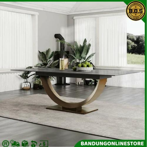 Jual Meja Makan Mewah Elegan Hitam Informa Meja Restoran Hotel Tiofelo ...
