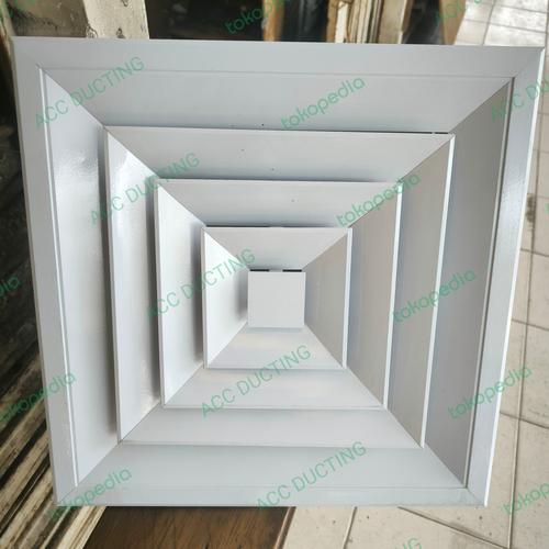 Jual SUPPLY AIR DIFFUSER 30 x 30 UKURAN DALAM / NATURAL / COATING / CAT ...