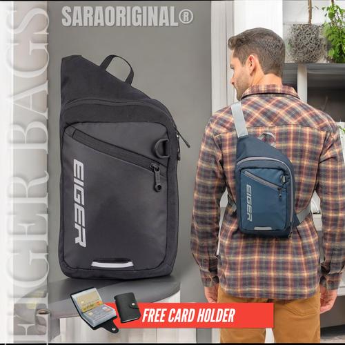 Eiger Riding X Visual Promo EIGER RIDING HERALD V CROSS SLING BAG 5L Original - Navy - Kota ...