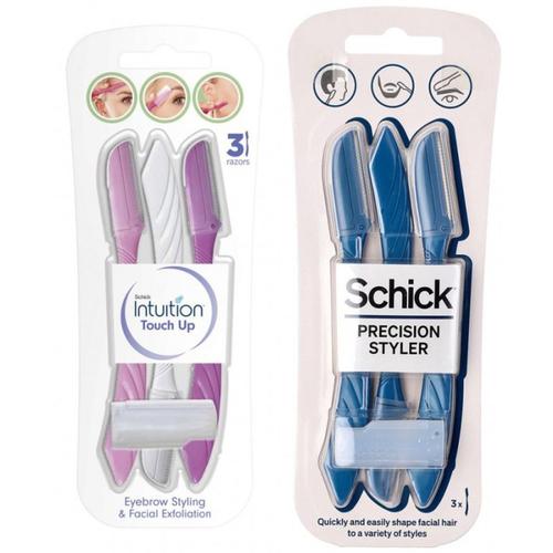 Jual Schick Precision Styler - Dermaplaning Razor for Eyebrow & Facial ...