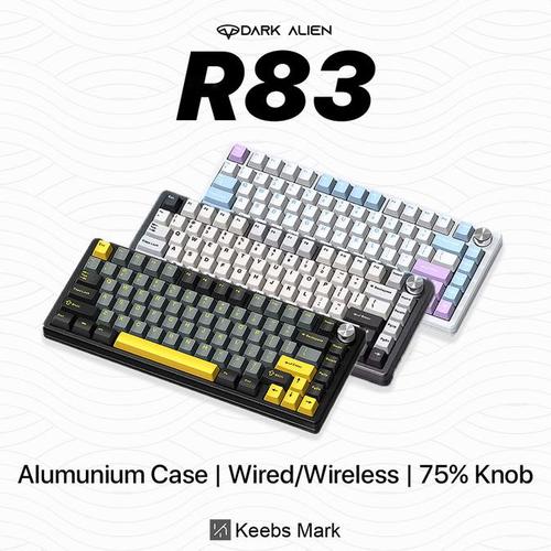 Jual Dark Alien R83 Wired / Wireless Tri Mode Rgb 75% Layout Mechanical ...