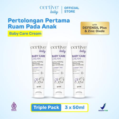 Jual Triple Pack Certive Baby Care Cream 50ml / Krim Ruam Popok Bayi ...