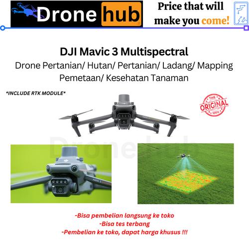 Jual DJI Mavic 3 Multispectral Drone Pertanian/ Hutan/ Pertanian ...