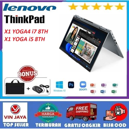 Lenovo ThinkPad X1 Yoga 4e Gen – 14″ Tactile – I5-8365U, 16Go RAM, 250Go SSD – Win11
