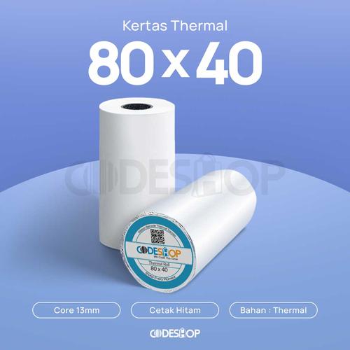 Bobina p/ Impressora Térmica Thermoprint 80x40/ 30 Rolos em Promoção na