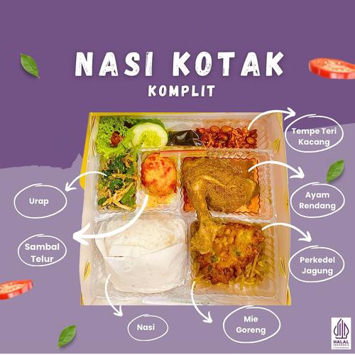 Jual Paket Nasi kotak komplit Nasi Putih / Nasi Liwet Prasmanan Acara