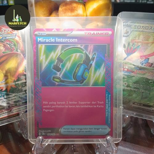 Jual MIRACLE INTERCOM (ACE) | 164/182 sv8s - Kartu Pokemon Indonesia ...
