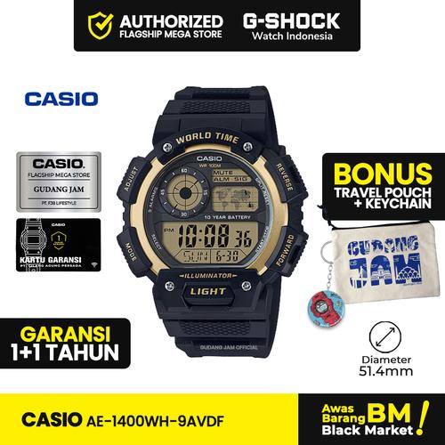 Promo Casio General AE-1400WH-9AVDF AE-1400WH AE-1400 AE1400WH AE