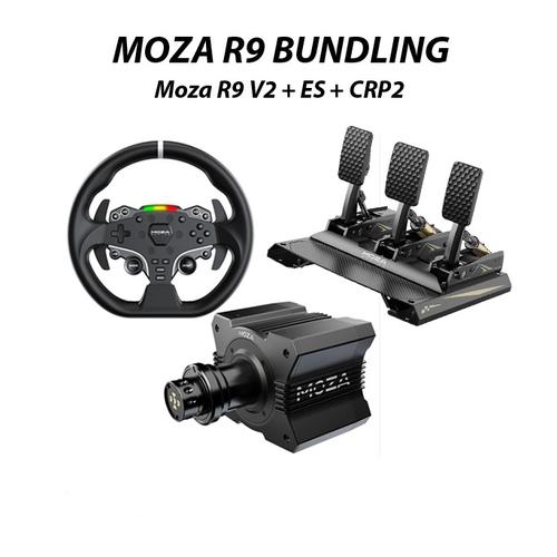 Jual MOZA Racing R9 Bundle Racing Simulator ES Steering Wheel + R9 V2 ...