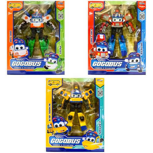 Jual Gogo Bus Combine and Transform Captain Doctor Pilot Officer Fire ...