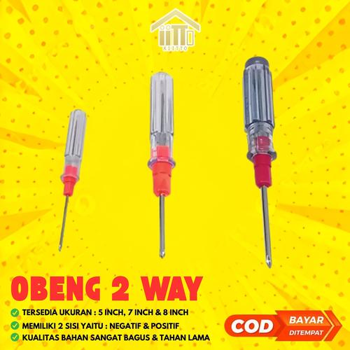 Jual OBENG TRANSPARAN 2 WAY 5 INCH 7 INCH 8 INCH / OBENG TRANSPARAN 2 ...