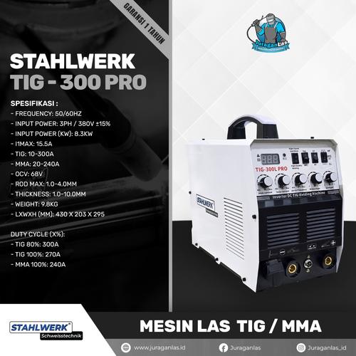 Jual STAHLWERK TIG - 300PRO | MESIN LAS TIG PULSE + MMA DC - Jakarta ...