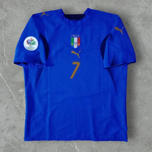 Jersey original Italy Italia home world cup 2006 Del Piero di Vintage  Football Kits 2025 Tokopedia