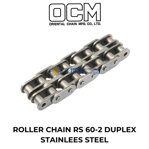 Jual Rantai Roller Chain Double RS 60-2 Duplex Stainless Steel Merek ...
