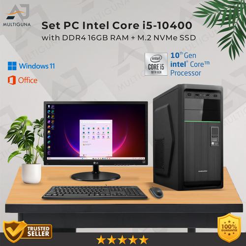 M6344 自作PC デスクトップ Core i5-10400 SSD 512