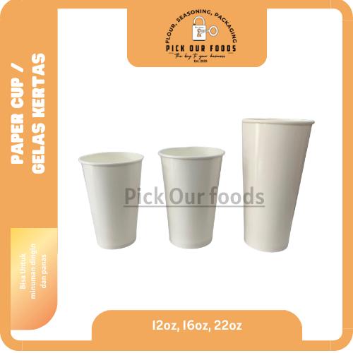 Promo Paper Cup 12oz | Paper Cup 16oz | Paper Cup 22oz | Gelas Kertas ...