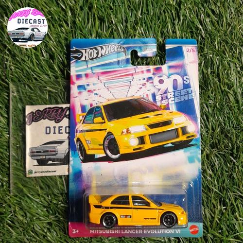 Lancer Evolution Kuning Jual Hot wheels Mitsubishi lancer Evolution VI kuning 90 Street scene ...