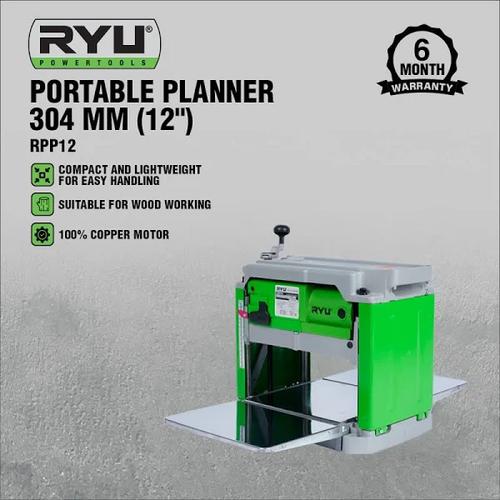 Ryu Rpp12 Jual RYU RPP12 PORTABLE PLANNER 304 MM (12 INCH)MESIN SERUT KAYU DUDUK ...
