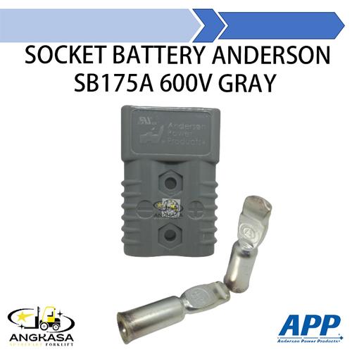 Sb175a Jual Socket Anderson SB175A 600V Gray for Forklift Electric Plug ...
