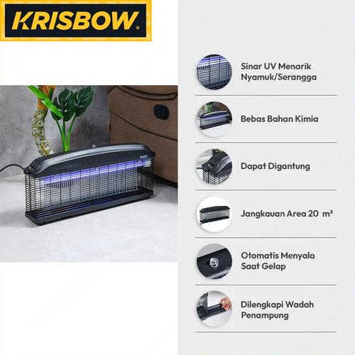 Jual Perangkap Nyamuk Krisbow Insect Killer Outdoor 43 Watt Bergaransi ...