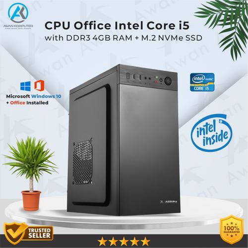 Jual CPU PC Komputer Intel Core i5 RAM 4GB SSD Rakitan Office - Kab ...
