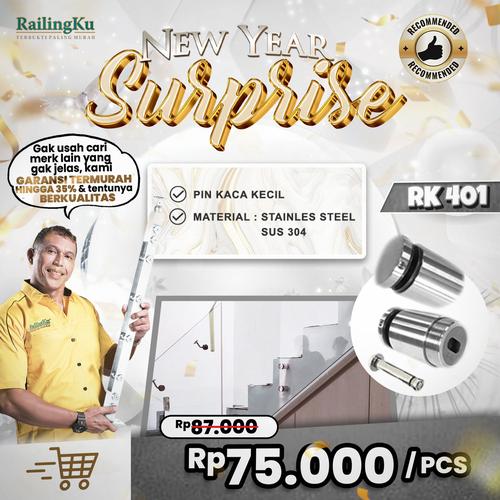 Pin Railing Kaca Jual Railingku Frameless Glass Railing Pin Kaca RK 401 - Jakarta Pusat ...