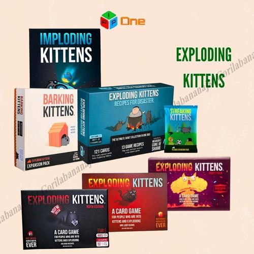 Jual TERMURAH EXPLODING KITTENS / NSFW / Imploding / Streaking Kitten ...
