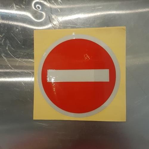 Jual STICKER TRANSPARAN K3 RAMBU VERBODEN 10X10CM - Jakarta Barat ...