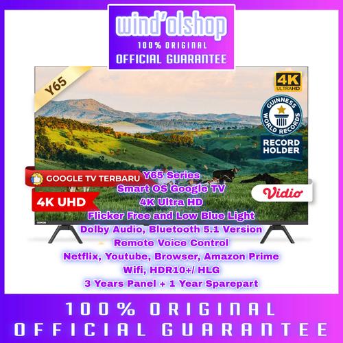 Promo Coocaa 43Y65 Android Google TV 4K UHD 43 inch Y65, HDR10+