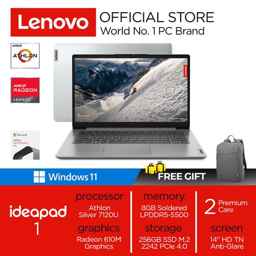 Promo Lenovo Ideapad 1 14AMN7 Athlon Silver 7120U 8GB 256GB W11 OHS promo-lenovo-ideapad-1-14amn7-athlon-silver-7120u-8gb-256gb-w11-ohs