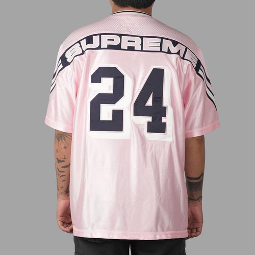 Promo Supreme Jacquard Rib Football Jersey Pink (100
