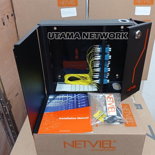 Jual Netviel OTB Wallmounted 16 port LC Singlemode + Pigtail LC
