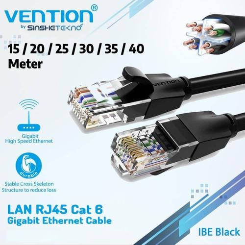 Jual Vention Kabel LAN Cat6 - UTP Gigabit Ethernet Cable RJ45 - 15/20 ...