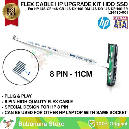 Jual 8 PIN HP Kabel Flex Fleksibel Konektor SATA HDD SSD HP 14S-CF 14S ...