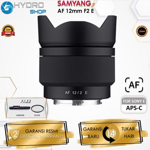 SAMYANG (サムヤン) AF12mm F2.0 E SONY（Jual Samyang AF 12mm