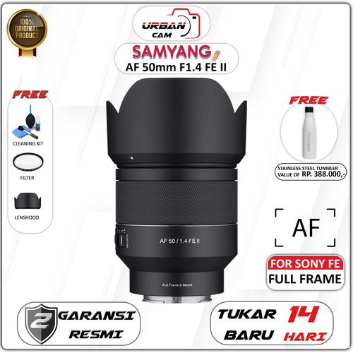 SAMYANG AF 50/1.4 FE Ⅱ 単焦点レンズ 美品 フィルター付 SAMYANG AF 50/
