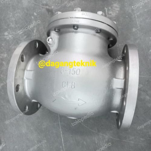 Jual Check Valve / Swing Check Valve 8 inch / DN 200 Class 150 SS 304 ...