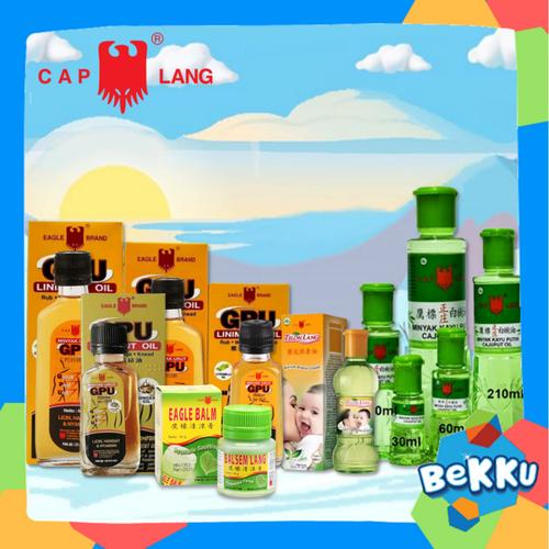 Promo Cap Lang Minyak Kayu Putih - Balsem Telon - Minyak Urut Gpu Sereh ...