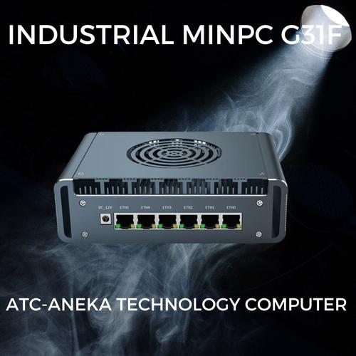 Jual Industrial Mini PC G31F Core i3 1215U 6 Port LAN 2.5G Intel i226V ...