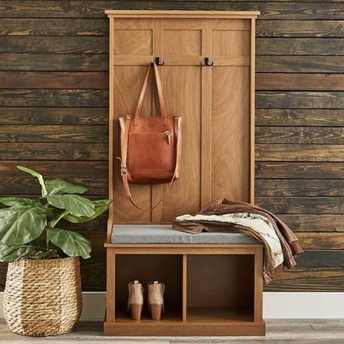 Bench Dan Rak Jual Rak gantungan baju kayu jati dengan bench rak sepatu serbaguna ...