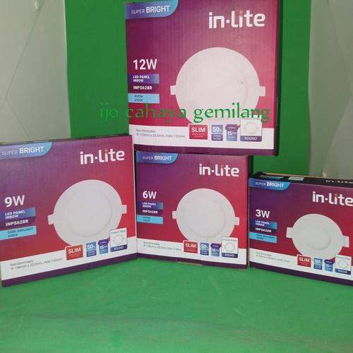 Jual lampu downlight LED bulat IB Inlite INPS628R 3watt, 6watt, 9watt ...