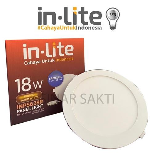 Jual INLITE Lampu Downlight LED 18W Inbow Lampu Panel Bulat INLITE ...