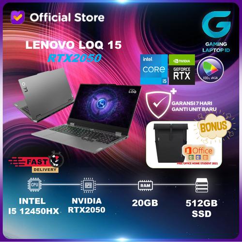 Promo LENOVO LOQ 15 I5 12450HX RTX2050 4GB/ 12GB 512GB W11+OHS 15.6FHD ...