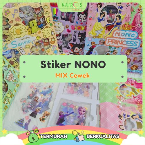 Jual STIKER NONO MIX KARAKTER CEWEK [ ECER / LEMBAR ] - 1 lembar - Kota ...