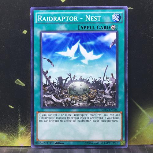 Yu-Gi-Oh! Sammelkarte - Raidraptor - Nest (WIRA-EN026) - Common, 1st Edition Aus Wing Raiders