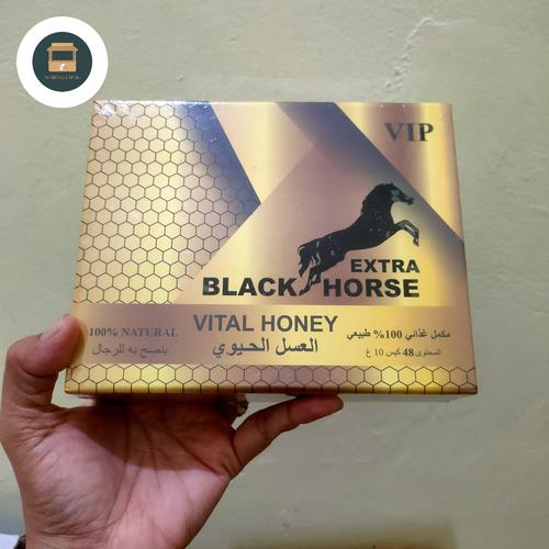 Jual Black horse Extra VIP Vital Honey 48 sachets Madu - Kota 