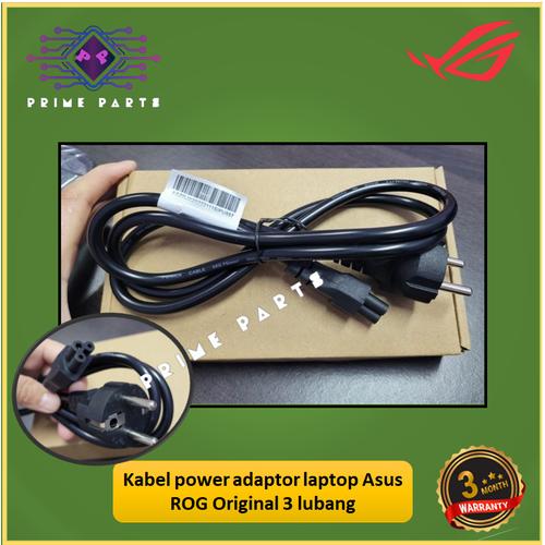 Promo Kabel power adaptor laptop Asus ROG Original lubang Kota