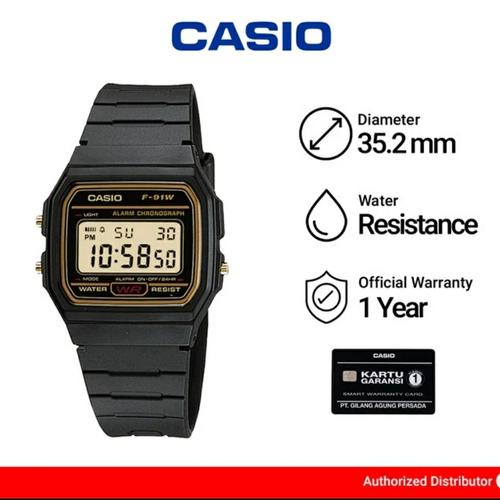 Promo JAM CASIO F91WG F-91WG-9D DIGITAL CLASSIC ORIGINAL