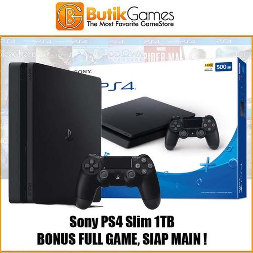 Promo Sony Playstation 4 PS4 FAT Slim Pro 500GB 1TB Full Game PS4