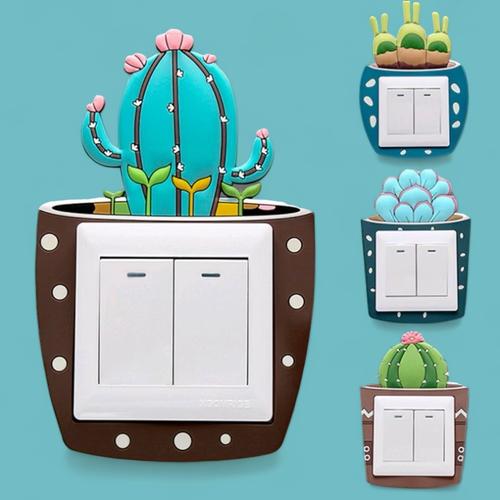 Jual Stiker Hiasan Saklar Lampu Dinding ON OFF 3D Stop Kontak Sticker ...